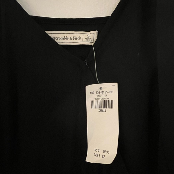 NWT Abercrombie Midi Wrap Dress. High/low hemline. - Picture 2 of 6